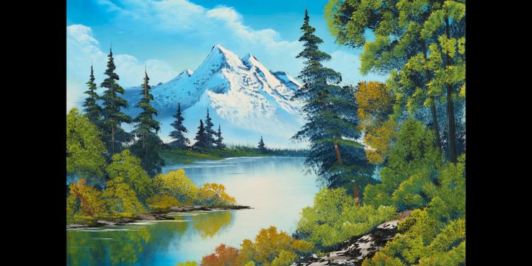 Bob Ross painting could sell for $70K to benefit Indiana public broadcasting
