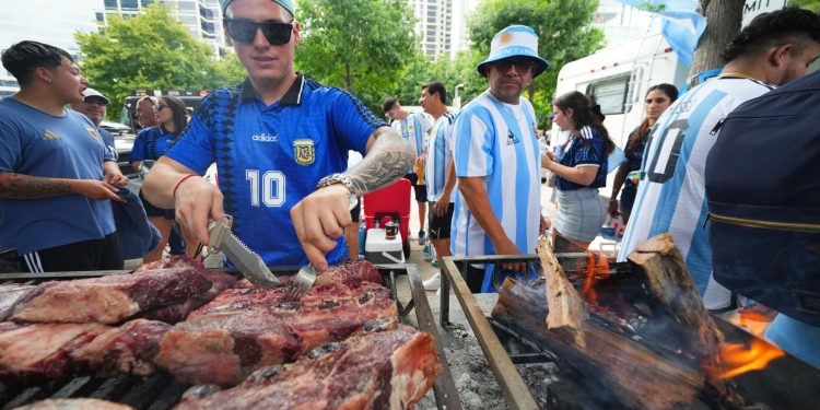 There’s a beef about beef at the World Cup, as Argentina fans pour into Texas