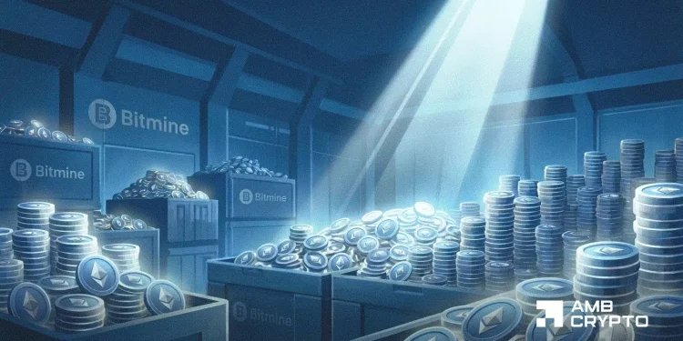 Bitmine locks 77% of Ethereum holdings – Why $9B ETH bet matters