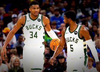 Giannis Antetokounmpo Reconnects With Malik Beasley Days After His Indictment for Gambling Scandal
