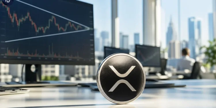 XRP Forms Symmetrical Triangle as Breakout Setup Targets $1.82 on Breakout