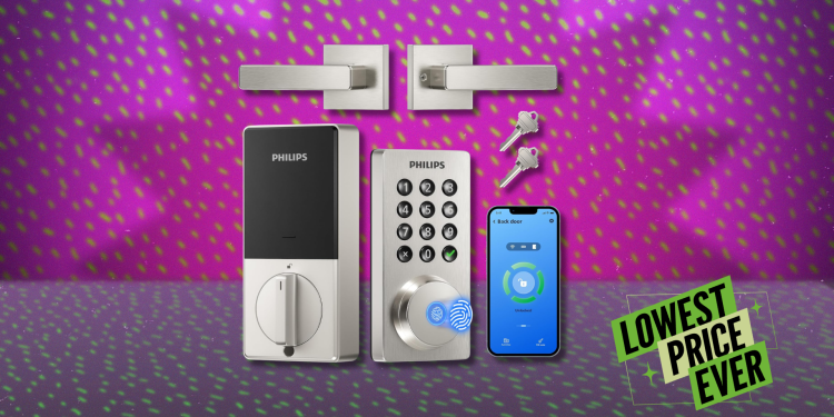 This Complete Philips Smart Door Lock Bundle Is 40% Off Right Now