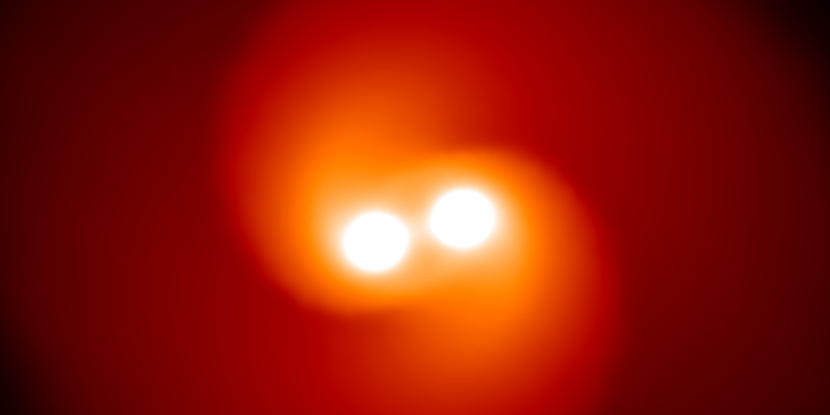Dance of death between binary stars leads to an unusual supernova