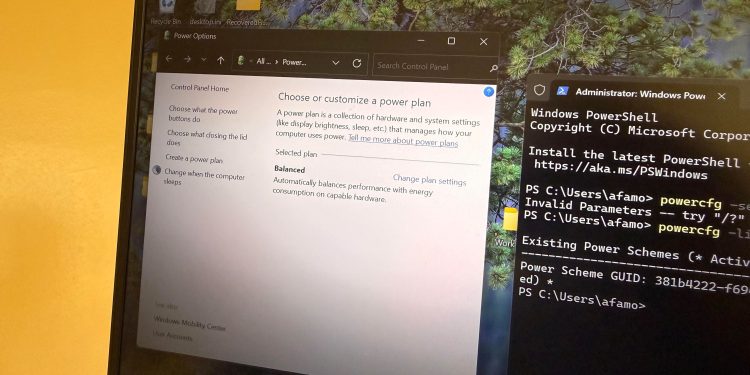 I enabled Windows’ Ultimate Performance plan — this is the one thing it actually changes