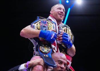 Justin Gaethje joins Conor McGregor as the second UFC fighter to receive his own custom ‘legacy’ belt