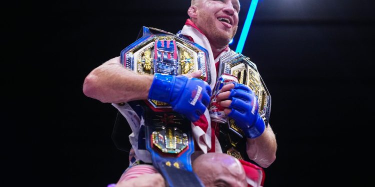 Justin Gaethje joins Conor McGregor as the second UFC fighter to receive his own custom ‘legacy’ belt