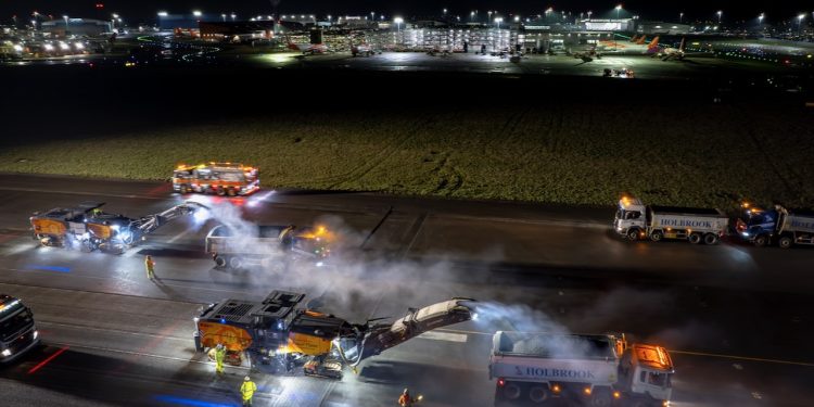 Holcim supplies aggregates for Luton airport
