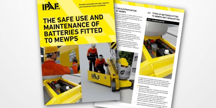 IPAF offers MEWP battery guidance