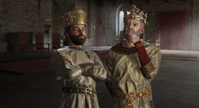 “Your infidelity will no longer be broadcasted to everyone as it happens” declares Crusader Kings 3’s latest patch, unless you made a baby at a certain time