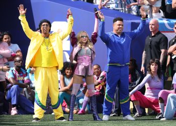 Madonna Played Keeper in Swarovski-Covered Gloves at the 2026 World Cup Halftime Show