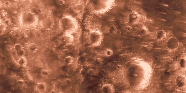 Mars’ desolate desert landscape captured by asteroid-bound NASA spacecraft