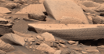 Does This Photo from the Curiosity Rover Prove an Intense Sandstorm on Mars?