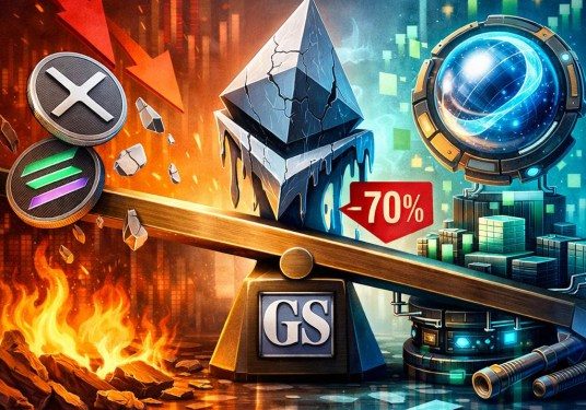 Goldman Sachs Rebalances Crypto Exposure: XRP, SOL Out, ETH Down 70%, Hyperliquid In