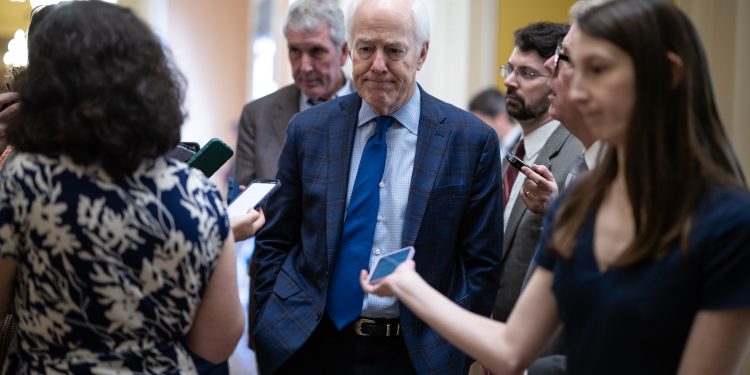 Cornyn wants Trump IRS settlement rewritten before voting for Blanche