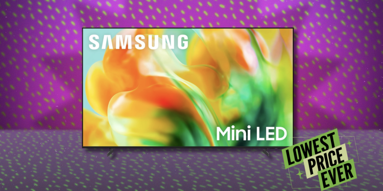 This 55-Inch Samsung Mini LED TV Is $160 Off Right Now