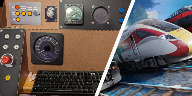 Someone just made the world’s most elaborate Train Simulator controller — and it even includes real dashboard components from ‘Class 80x’ UK trains