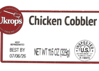 Spaghetti and chicken cobbler recalled because of consumer complaint about metal pieces