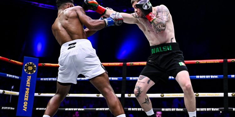 Callum Walsh overcomes knockdown to beat Tyler Denny in front of Dana White as Zuffa Boxing comes to Dublin