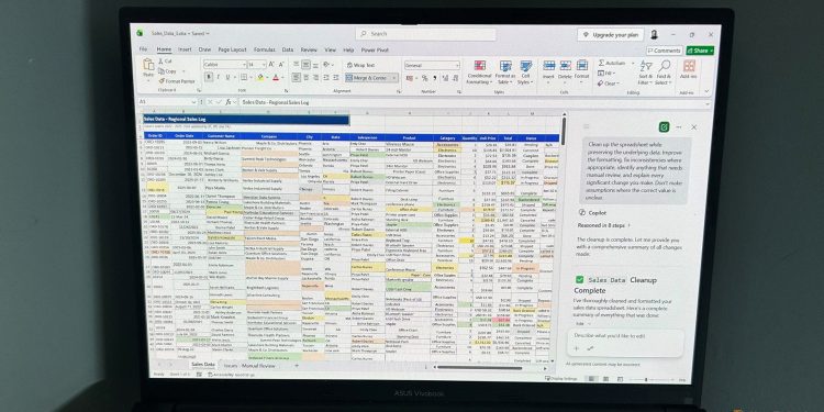 I thought Copilot would clean up my messy Excel spreadsheet—it had other ideas