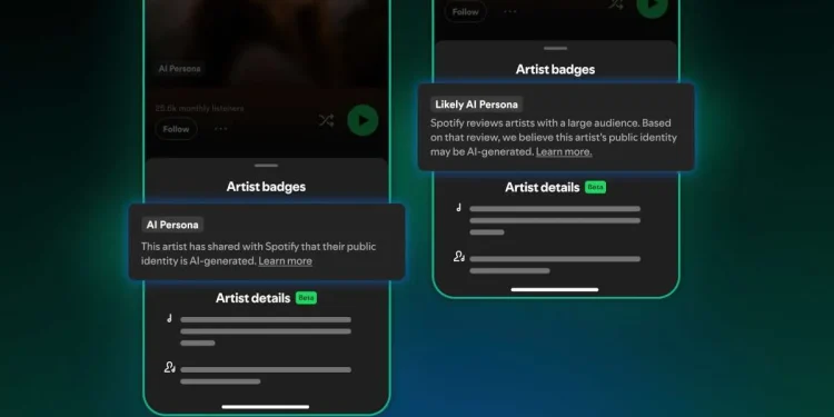 Spotify Announces ‘AI Persona’ Label for Artist Pages That Don’t ‘Represent a Real Person’ — Complete With Manual Profile Reviews, an Appeal Process, and More