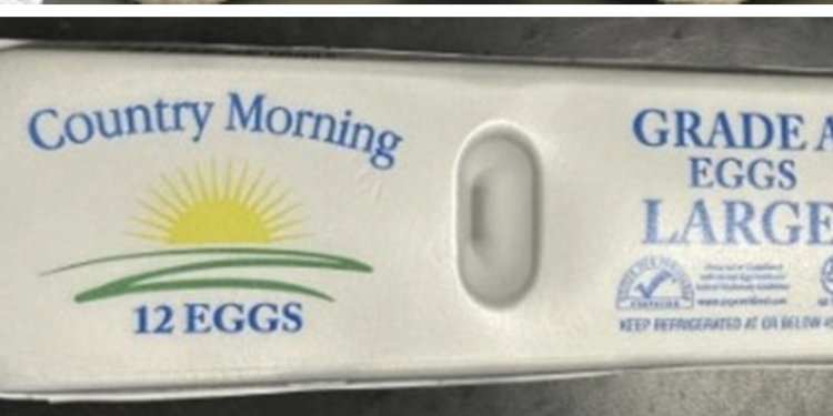 More than 1.5 million eggs recalled because of Salmonella risk