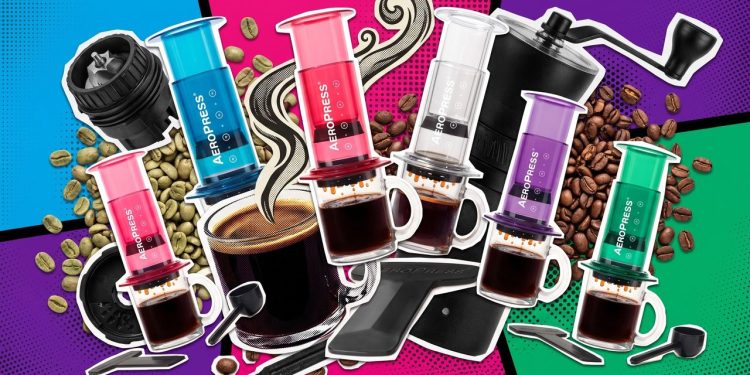 Colourful AeroPress coffee makers are going cheap right now — with up to 20% off every shade from cheery pink to moody blue