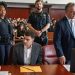 As Luigi Mangione Entered His Guilty Plea, Brian Thompson’s Family Looked On