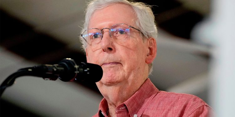 Mitch McConnell Breaks Silence, Says Hospitalization Was Due to a Fall