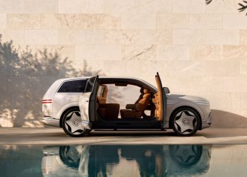 This Genesis SUV has no B-pillar, and an AI that runs the vehicle