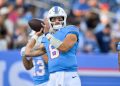 ‘Maybe Just Throw the Ball’ — NFL Fans Rip Will Levis After Titans QB Goes Airborne on 4th Down vs. Seahawks