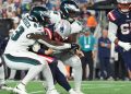 Eagles-Patriots snap counts: Joshua Weru records first NFL sack in second-ever football game of his life