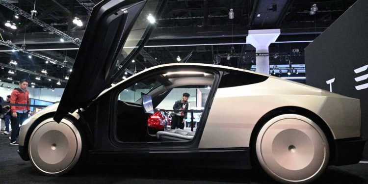 Tesla’s stock jumps as the company gets cleared for a Las Vegas robotaxi launch
