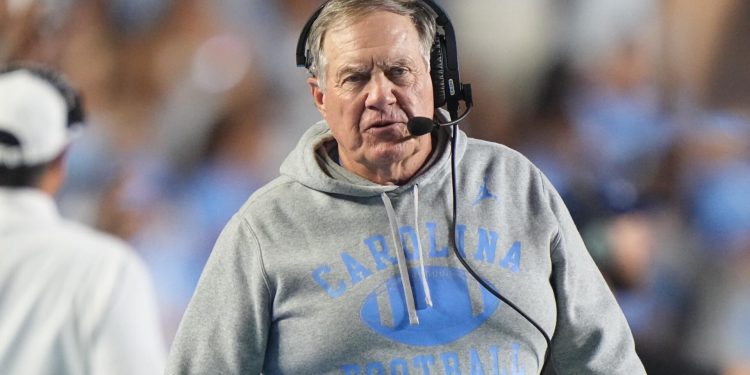 Bill Belichick will call defensive plays for North Carolina vs. TCU amid Steve Belichick’s absence, per report