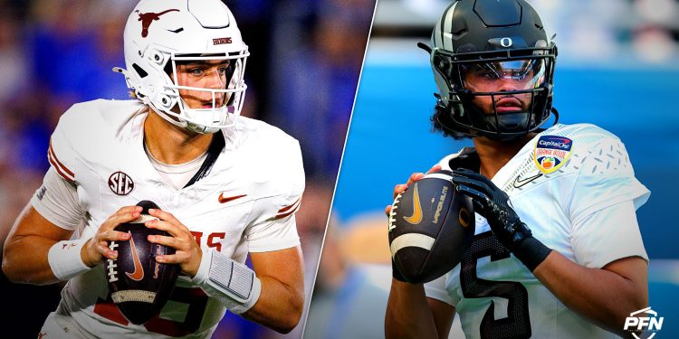 2027 NFL Draft QB Rankings: Texas’ Arch Manning and Oregon’s Dante Moore Battle for QB1
