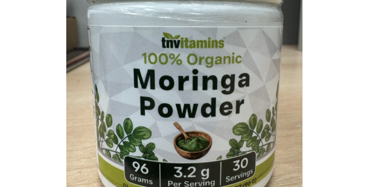 TNVitamins expands recall of moringa powder products