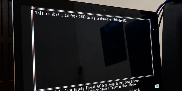 Microsoft Word is older than Windows — and Unix got it first