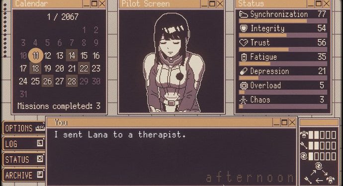 Raise up a mech pilot and make sure she doesn’t get Evangelion-level depressed in the sci-fi visual novel Valkyrie Iteration: Mecha Pilot Raising Pocket Simulator