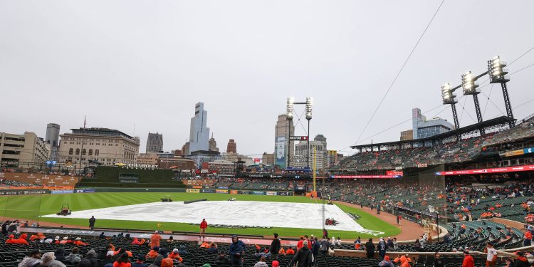 Tigers-Dodgers rain delay: Updated start time, forecast from Detroit
