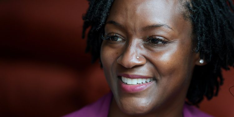 Angie Nixon Has Big Senate Dreams—But Her Feet Are Firmly on the Ground (in Hot Pink Skechers)
