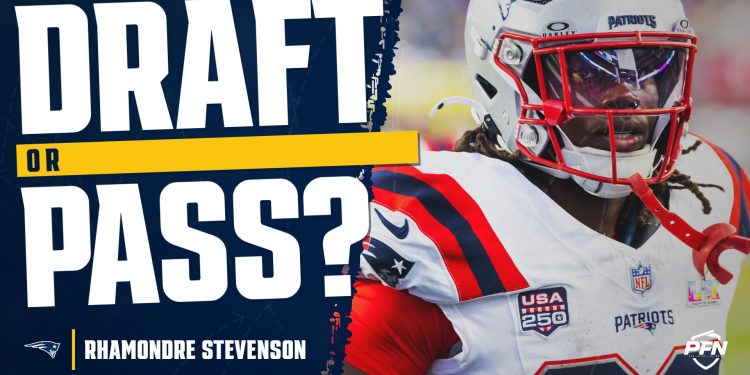 Rhamondre Stevenson Fantasy Prediction 2026: Draft Him Ahead of TreVeyon Henderson