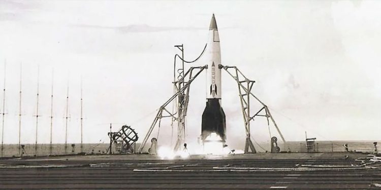 On this day in space! Sept. 6, 1947: The US Navy launches 1st V-2 rocket at sea in ballistic missile test