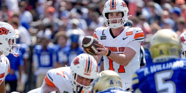 College football score predictions for Week 2, 2026: Model backs Oklahoma State (+22.5) against Oregon