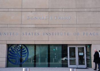 Urgent motion filed to stop carving of Trump’s name into US Institute of Peace building