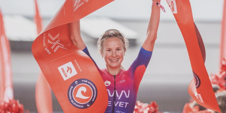 Hanne de Vet takes victory at Ironman 70.3 Emilia-Romagna during an already celebratory week