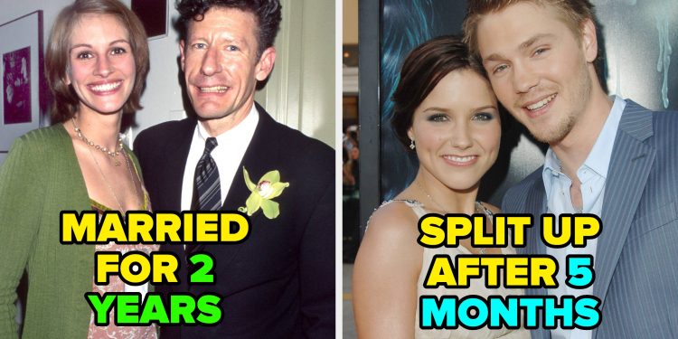 21 Celebrity Ex-Couples You Totally Forgot Were Married