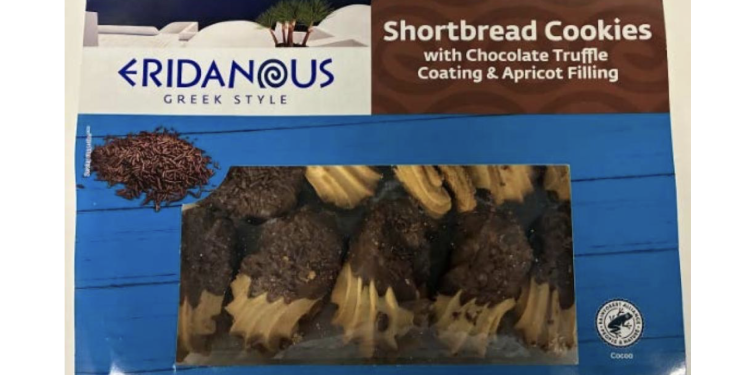 Cookies recalled because of multiple undeclared allergens