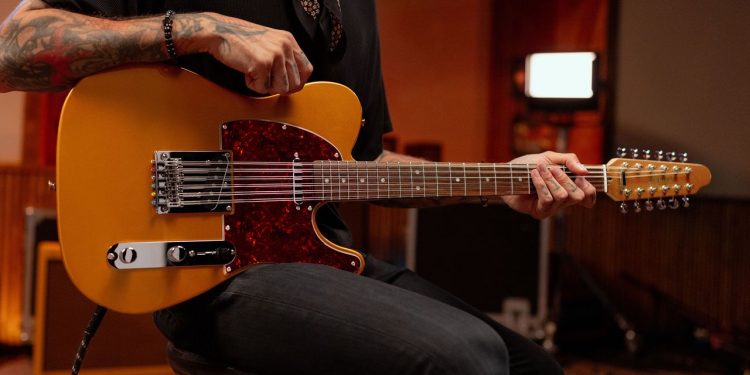 Fender launches first Squier Paranormal signature guitar, the Troy Van Leeuwen Telecaster XII: “That guitar can always be heard in the mix”