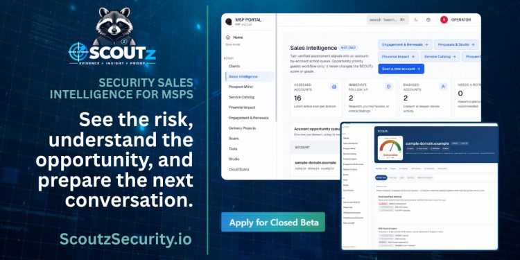 SCOUTz Prospect Intelligence Platform Launches for MSPs with 30-Day Beta