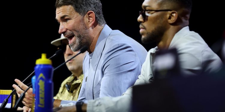 ‘Ain’t happening’… Eddie Hearn insists Dana White will not promote Fury vs Joshua despite announcement