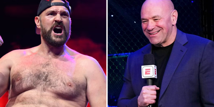 Tyson Fury confirms Dana White is involved in Anthony Joshua fight promotion